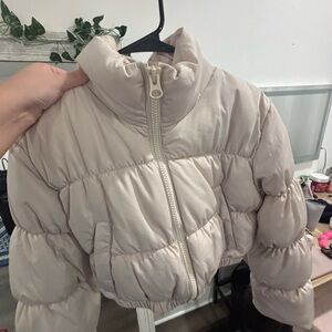 H&M Off-White Puffer Jacket